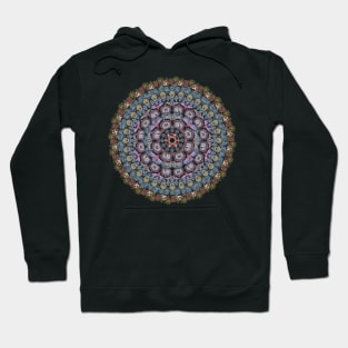 English Bulldog yoga Medallion Hoodie